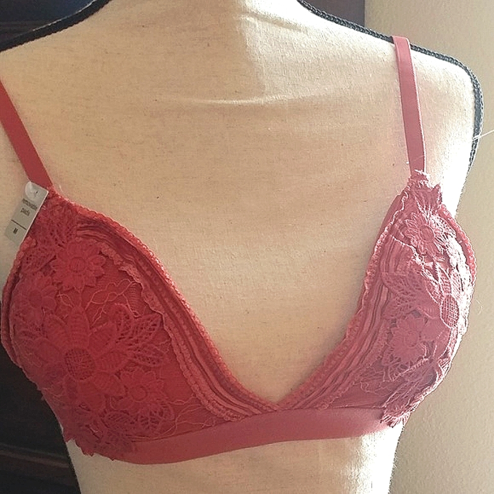 Lacey Rust Color Bralette